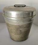 Vintage Coal Miner Lunch Bucket Aluminum Pail