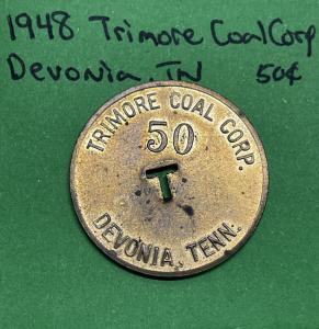 Trimore Coal Corp. Devonia 50¢ Coal Scrip Token