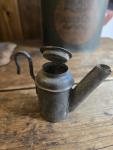 Teapot Style Antique Coal Miners Oil Lamp