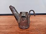 Vintage Coal Miners Teapot Lamp Light