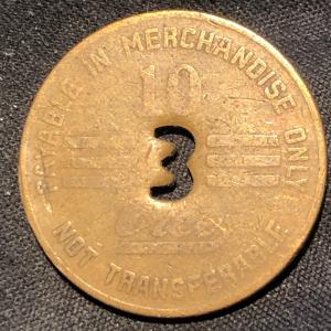 New River Company 10 Cent Coal Scrip