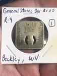 Beckley, WV $1.00 Coal Scrip Trade Token