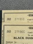 Coal Creek TN Black Diamond Collieries Coal Scrip Books