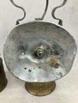 Set of 2 Vintage Wolf Carbide Coal Miner Lights