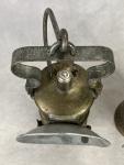 Set of 2 Vintage Wolf Carbide Coal Miner Lights