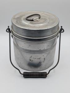 Vintage Coal Miners Stackable Lunch Bucket Set