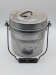 Vintage Coal Miners Stackable Lunch Bucket Set