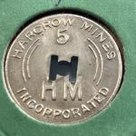 Harcrow Mines Coal Co. Trade Token - Evarts, KY