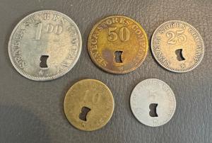 Seneca Stores Coal Scrip 5 Piece Set