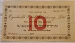1890s Equitable Coal Company 10 Cent Paper Scrip