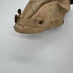 Vintage Coal Miner Canvas Hat with Lantern Lamp