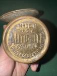 Vintage AUTO-LITE Brass Carbide Miner Helmet Lamp