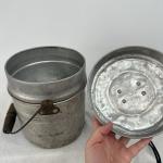 Vintage Coal Miners Stackable Aluminum Lunch Bucket