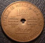 Virginia $1 Coal Token - Darby Coal, KY