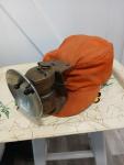 Coal Miners Lamp with Canvas Hat and Bracket