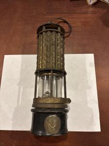 Vintage Wolf Coal Miners Lamp - Bureau Edition