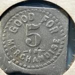 Blue Gem Coal Co. Mine Store Trade Token