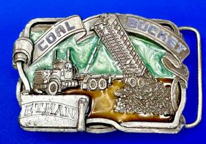 Vintage Coal Miner Belt Buckle by Buckles of America
