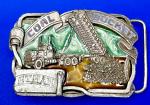 Vintage Coal Miner Belt Buckle by Buckles of America
