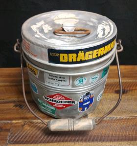 Vintage Coal Miners Stackable Lunch Bucket Pail