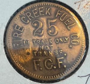 Fire Creek Fuel Co Coal Scrip - Raleigh WV