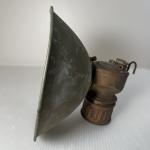 Justrite Antique Carbide Miners Lamp with Lens