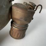 Justrite Antique Carbide Miners Lamp with Lens