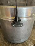 Vintage Aluminum Coal Miners Lunch Box Bucket
