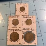 Seagraves Coal Co. 5 Piece Mine Token Set