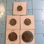 Seagraves Coal Co. 5 Piece Mine Token Set