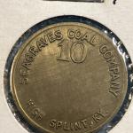 Seagraves Coal Co. 5 Piece Mine Token Set