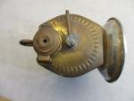 Vintage Justrite Brass Carbide Miner's Lamp