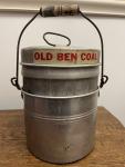 Vintage 3-Piece Coal Miners Lunch Bucket Set
