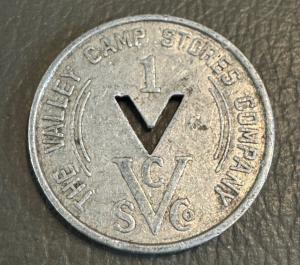 Valley Camp Coal Scrip from Elm Grove, WV