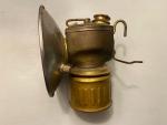 Justrite Brass Coal Miner's Carbide Lantern USA