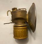 Justrite Brass Coal Miner's Carbide Lantern USA
