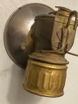Justrite Brass Coal Miner's Carbide Lantern USA