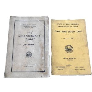 Vintage West Virginia Coal Mine Foreman's Guides