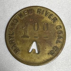 Winona WV New River Coal $1 Trade Token