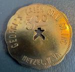 Georges Creek Coal Co. Coal Scrip from WV