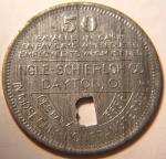 Tennessee 50¢ Coal Token - Block, TN
