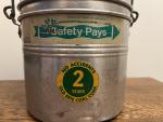 Vintage Coal Miners Stackable Lunch Bucket Set
