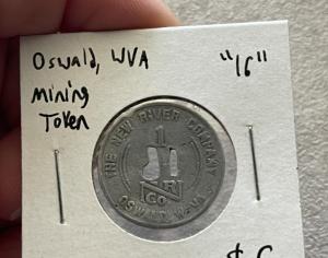 River Co 1 Cent Coal Trade Token - Oswald WVA