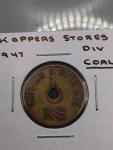 Coxton KY Koppers Stores Coal Scrip Token