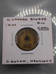 Coxton KY Koppers Stores Coal Scrip Token
