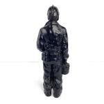 10-Inch Coal Miner Statue with Coal Bucket