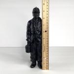 10-Inch Coal Miner Statue with Coal Bucket