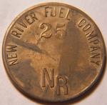 Tennessee 25¢ Coal Token, New River Fuel Co