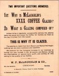 McLaughlin's Miner Coffee Card with Coal Bucket
