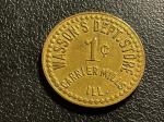 Coal Scrip Token from Wasson, Carrier Mills